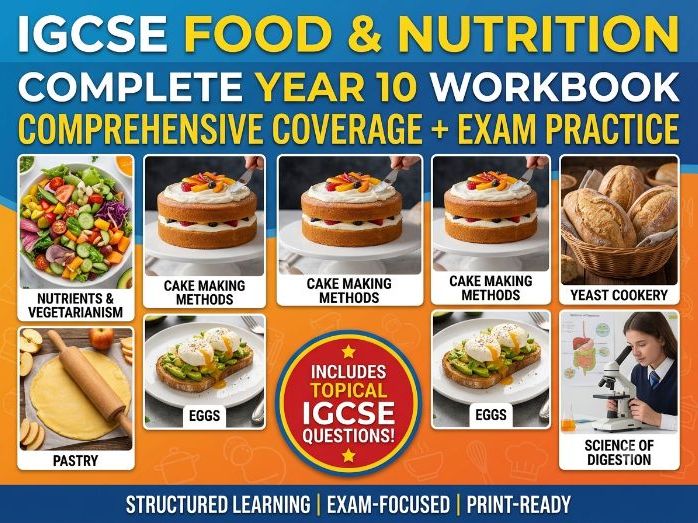 IGCSE FOOD AND NUTRITION YEAR 10 WORKBOOK