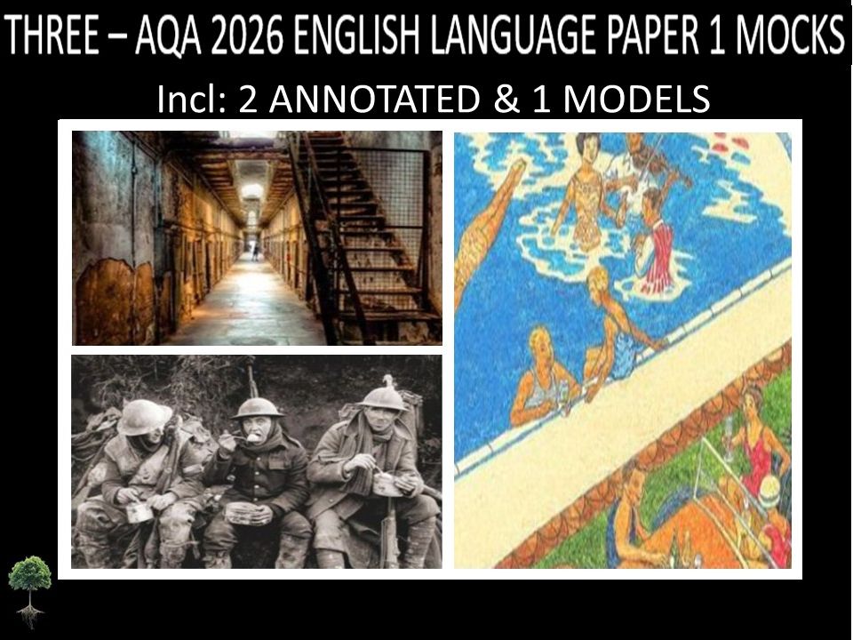 THREE - AQA PAPER 1 |2026 FULL MOCKS |ANNOTATED | MODELS