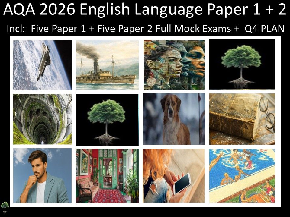 Ten AQA 2026 English Language Paper 1 + 2 Mocks | Q4 Plan