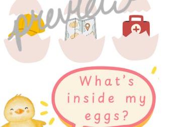 Early Years CVC Egg Writing x 4