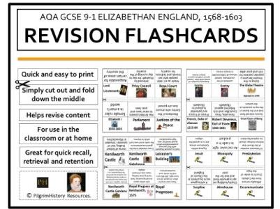 Elizabethan England Revision Flashcards