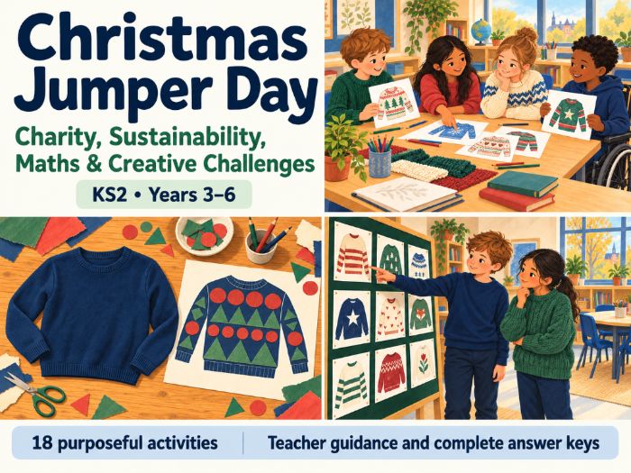 Christmas Jumper Day KS2 | PPT & Activities
