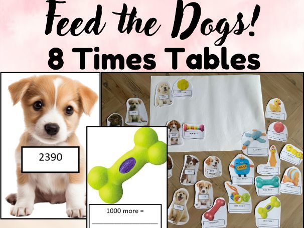 Dog-Themed Maths Activity – 1000 More and 1000 Less