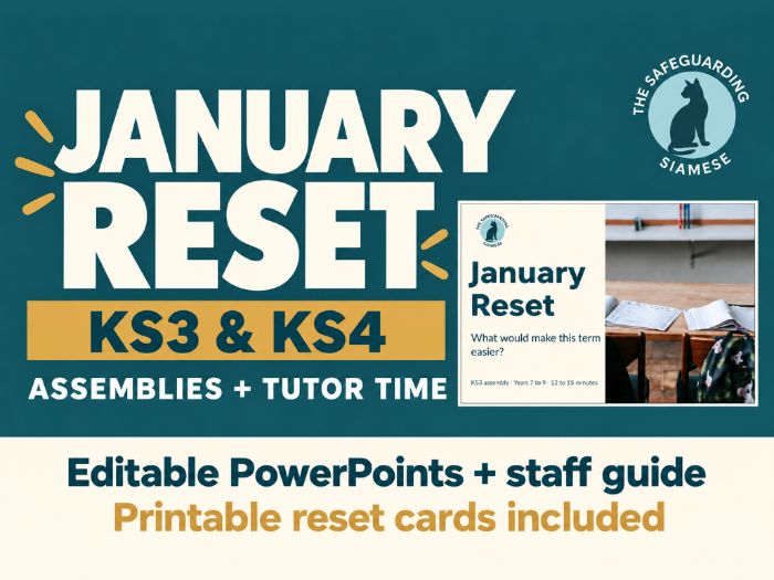 January Reset: Assembly and Tutor Time Pack (KS3 and KS4)