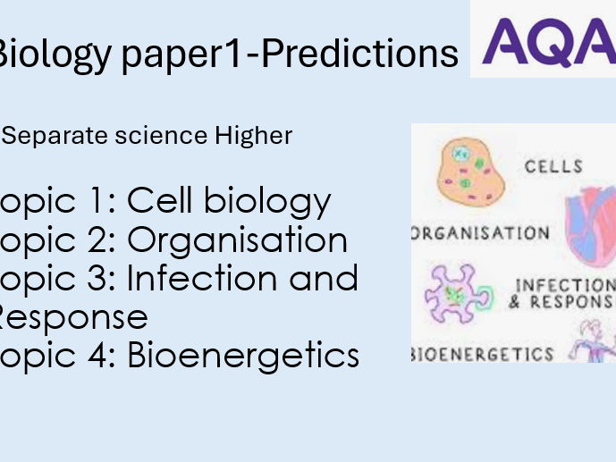 AQA GCSE Biology paper1 key concepts