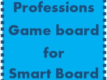 Professions Game Board for Smartboard