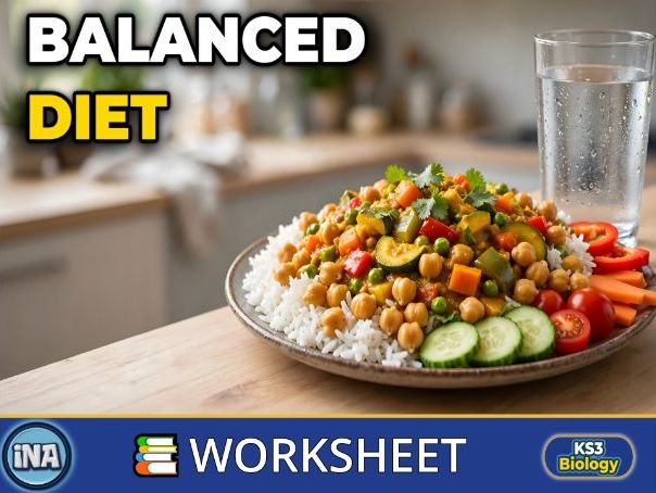 Balanced Diet - KS3 Biology Worksheet