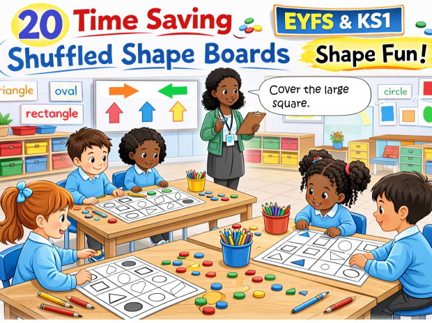 Time Saving Shuffled Shape Boards