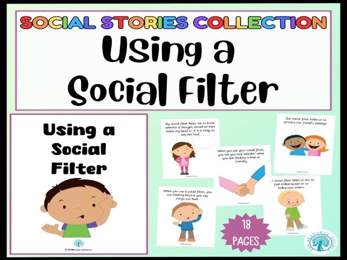 Using a Social Filter Social Story
