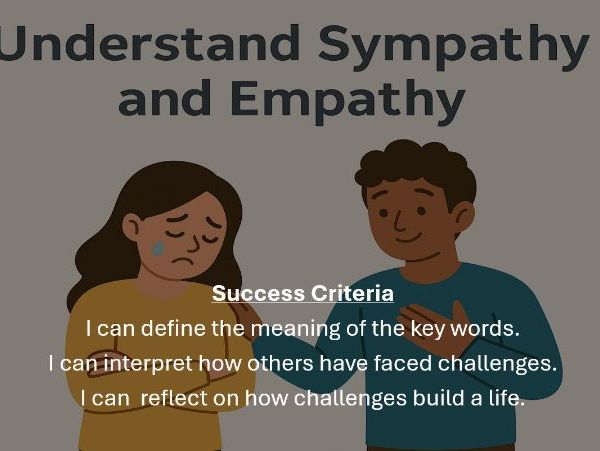 Empathy and Sympathy | PSHE / Character Education Lesson on Resilience and Understanding