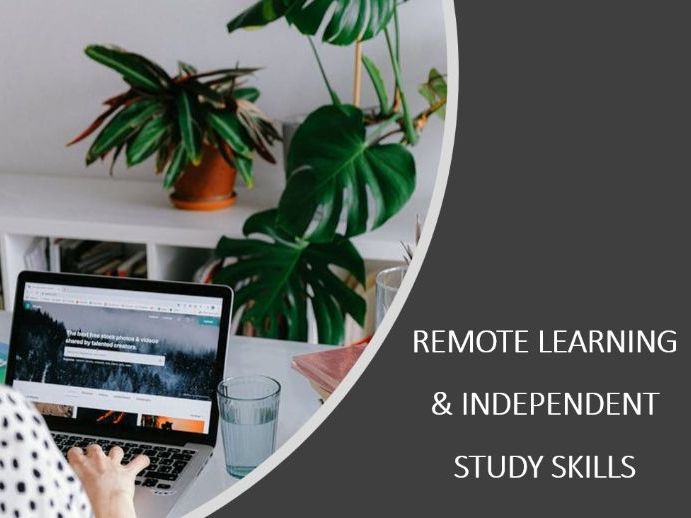 Remote Learning & Independent Study Skills | Tutorial Presentation + Student Reflection Activity