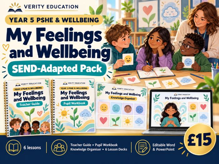 Year 5 PSHE & Wellbeing: My Feelings and Wellbeing — SEND-Adapted Pack