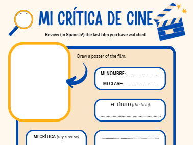 Student-Friendly Film Review (Spanish Edition!)