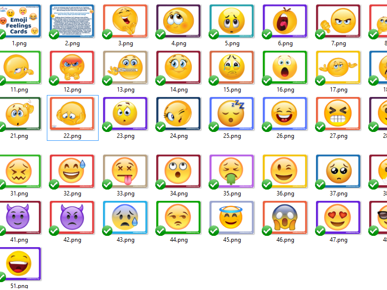 A4 Emoji feelings posters for classrooms emotional literacy