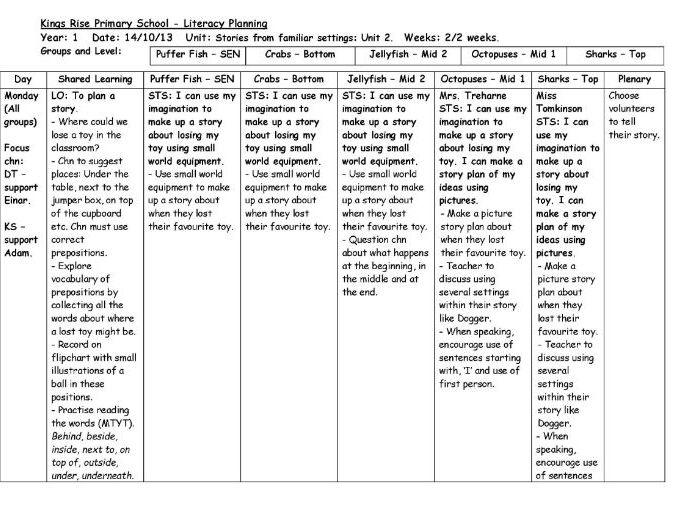 Back to School Year 1 Autumn Planning Literacy Maths
