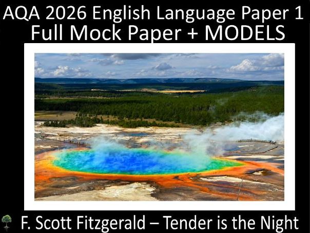 NEW AQA 2026 English Language Paper 1 Mock | MODELS (Fitzgerald)