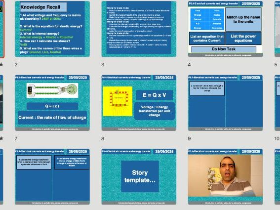 AQA GCSE Physics P5 P5.4-Electrical currents and energy transfer | + Free AI Long-Answer Marking