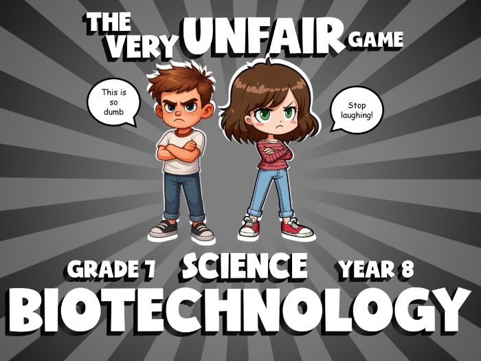 Biotechnology VERY UNFAIR GAME | No-Prep Year 8 Science Review Activity