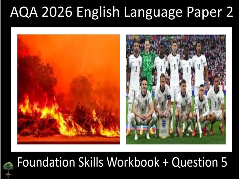 Enhanced AQA 2026 English Language Paper 2 Foundation Skills Workbook + Question 5