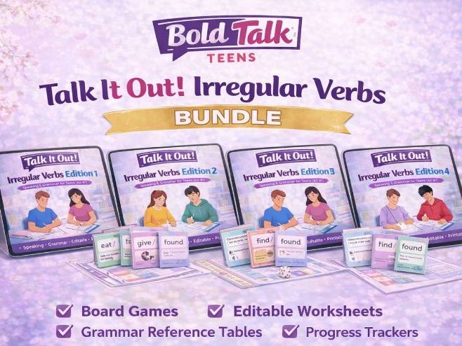 Irregular Verbs BUNDLE: Talk It Out! A2-B1