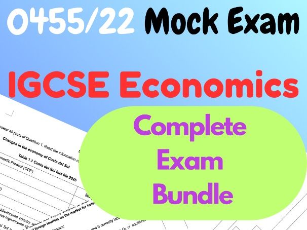 Second IGCSE Economics 0455/22 Paper 2 Mock QP (PDF)