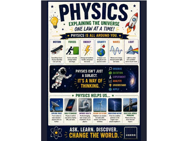 Physics Classroom Poster 18"x24"