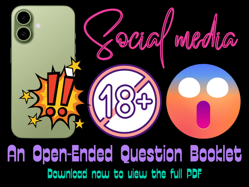 The Algorithm Effect: Social Media, Content, and Maturity – A Question Booklet