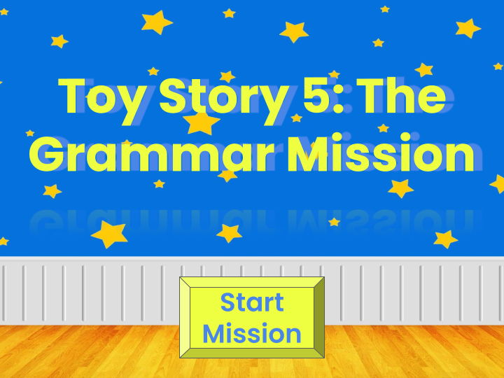Toy Story 5 Grammar Mission: Present Simple vs Continuous Game