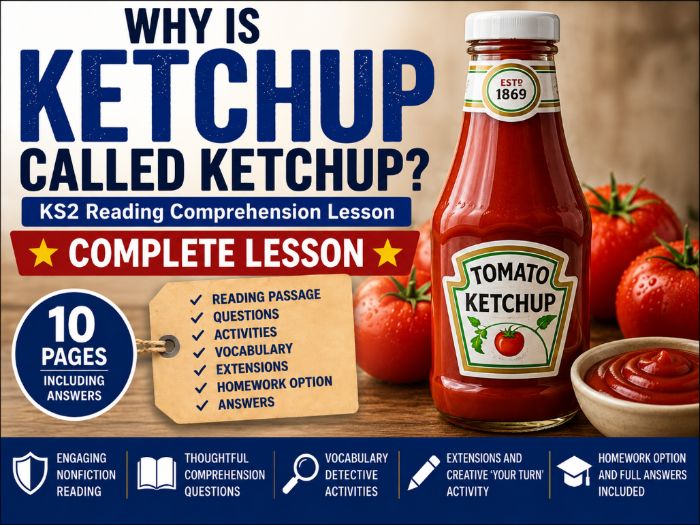 Why Is Ketchup Called Ketchup? KS2 Lesson