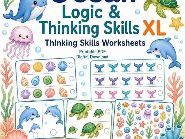 Ocean Logic & Thinking Skills XL