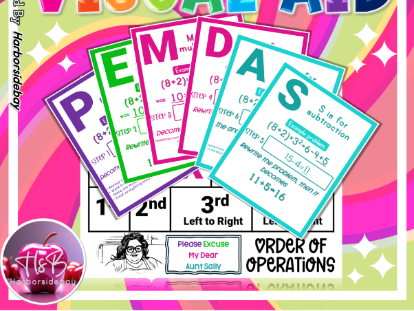 Order of Operations | PEMDAS | Poster | Visual Aid | Printer Friendly | Board