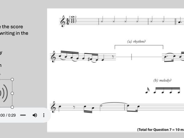 GCSE Music  - Exam Practice