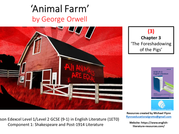 GCSE Literature: (3) ‘Animal Farm’ – Chapter 3