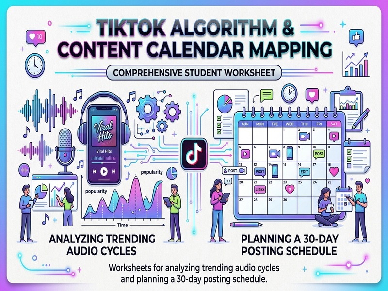 TikTok Algorithm & Content Calendar Mapping