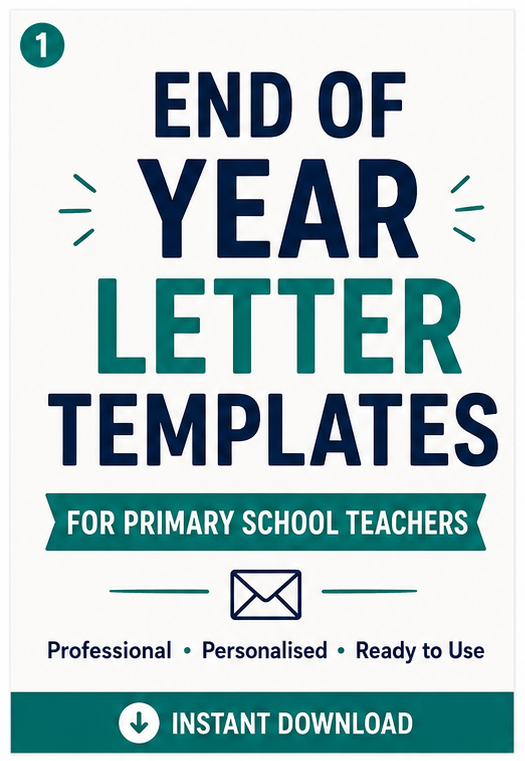 End-of-Term Letter Templates — 3 Editable Letters for UK Primary ...