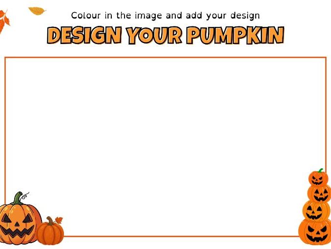 Design a pumpkin activity