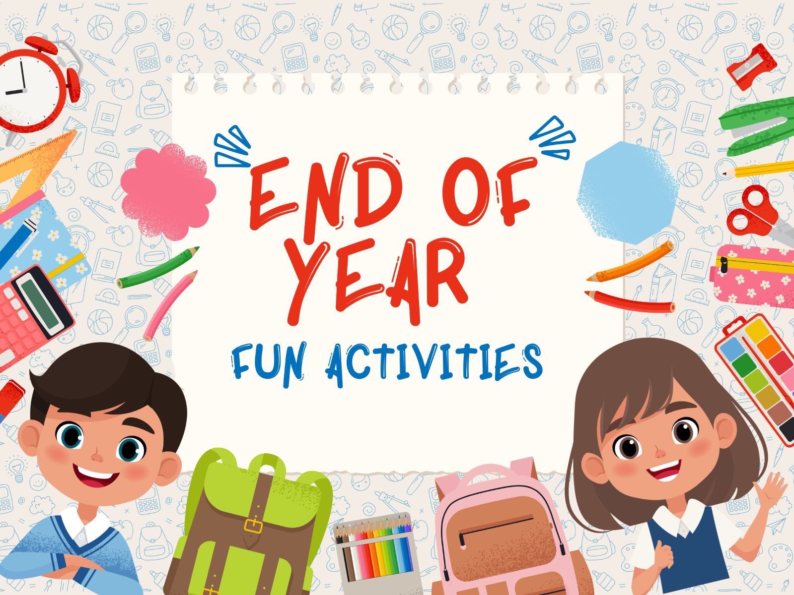 End of Year Fun Activities | Graduation, Summer & Classroom Keepsakes