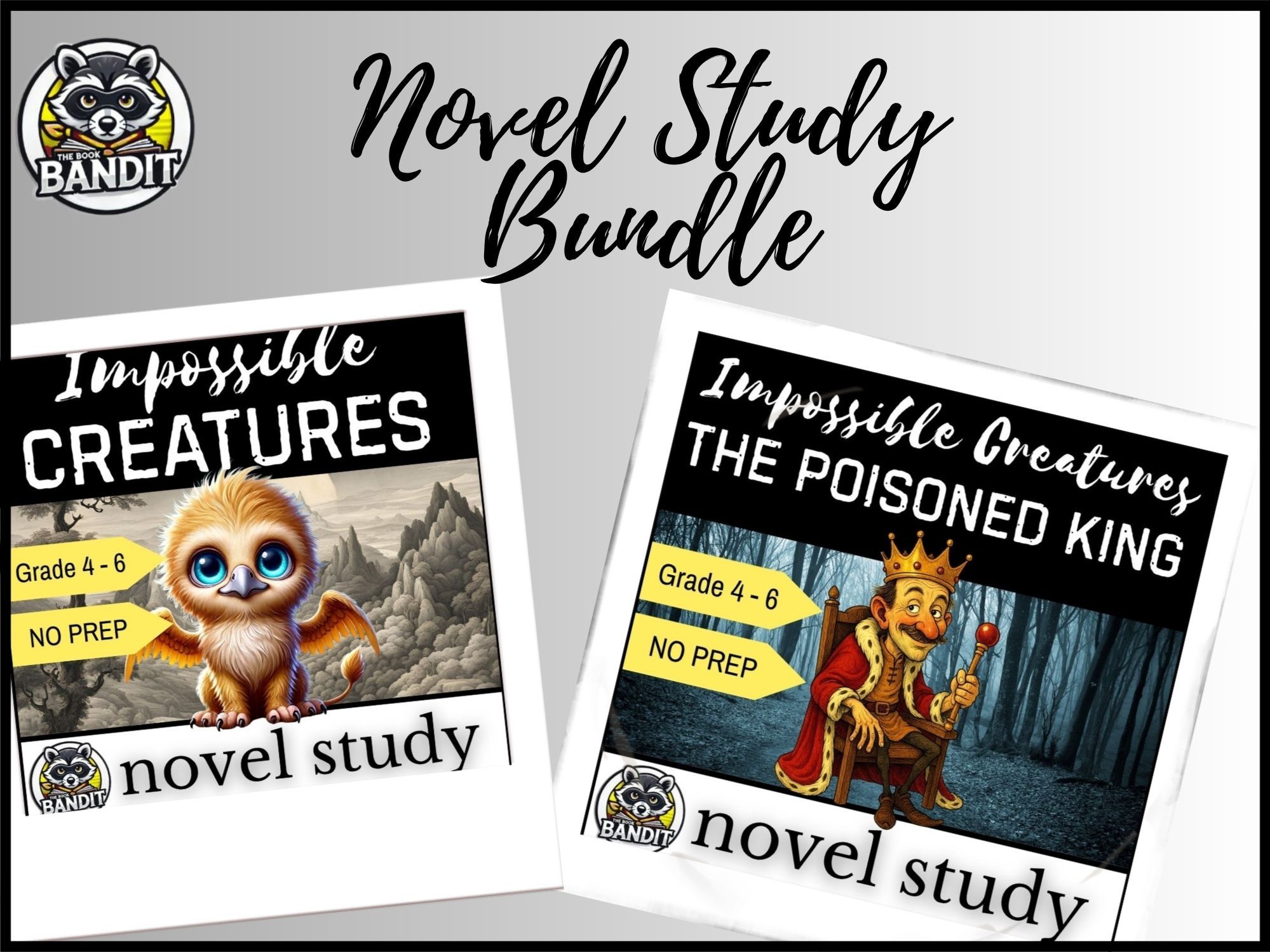 IMPOSSIBLE CREATURES and THE POISONED KING Novel Study Bundle