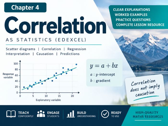 04 - Correlation Teacher Pack - Pearson Edexcel AS/A-Level Mathematics Statistics & Mechanics