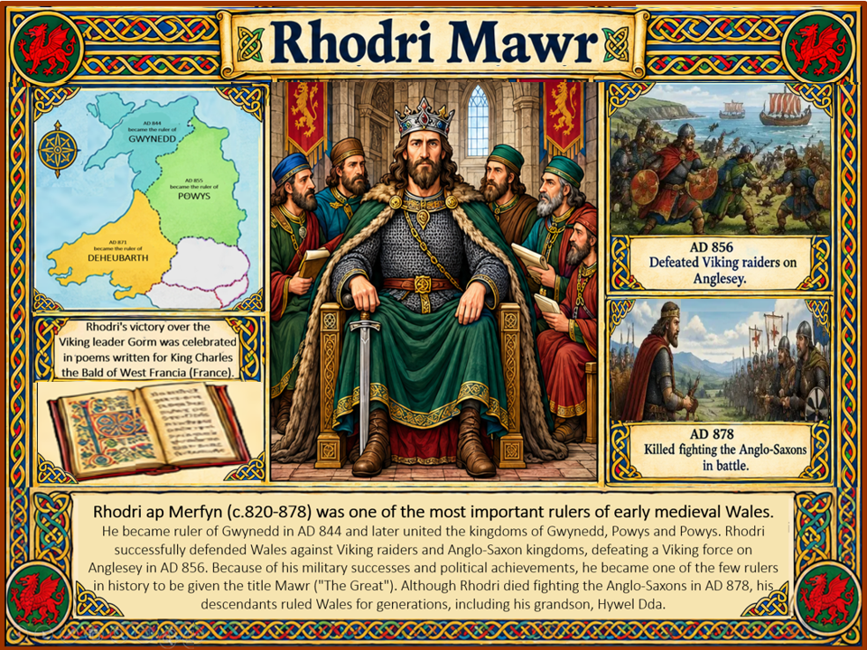 Medieval Wales Display Posters (AD 844–1415)