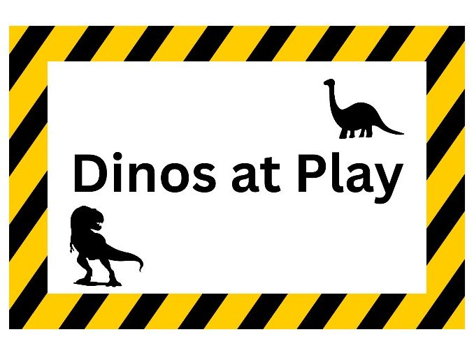 Dinosaur Role Play & Small World Area Signs