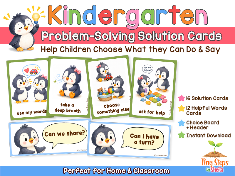 EYFS Problem-Solving & Social Skills Cards
