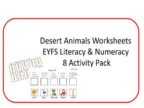 Desert resources for early years