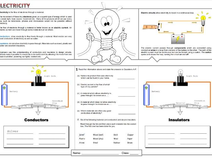 Basic Electricity Worksheet Electricity Vocabulary Scramble ESL