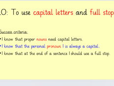 Sentence composition and GPS Lesson slides (8 POWERPOINTS)