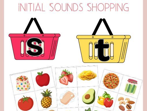 SATPIN Initial Sound Shopping Game