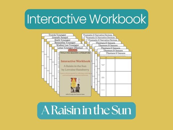 A Raisin in the Sun – Interactive Workbook: Key Quotes, Themes & Literary Devices