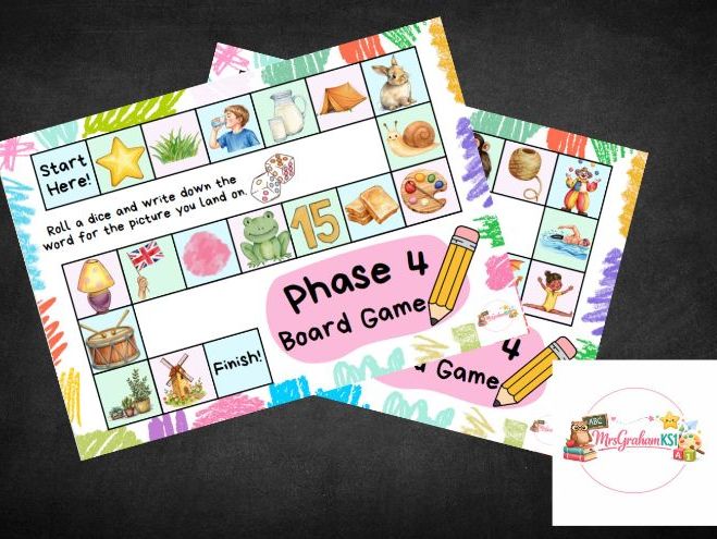 Phase 4 Phonics Board Game