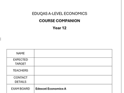 Economics A Level Course Companion (Edexcel A)