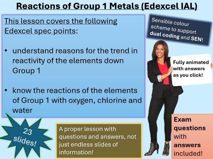 Reactions of Group 1 Metals | Full Lesson
